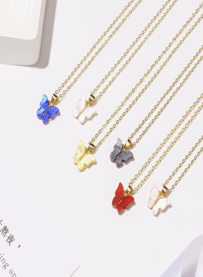 Adoshine Butterfly Necklace Bohemian Retro Chain Friendship Necklace for Women Good Luck Pendant Chain Necklace with Message Card Gift Card - Image 3